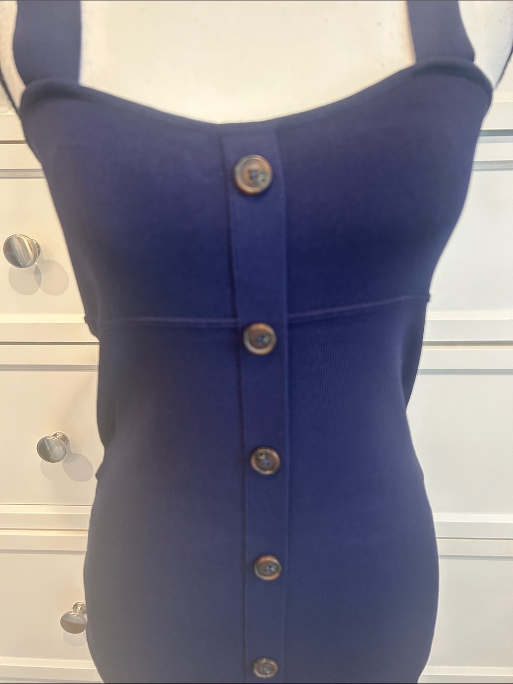 Hem & Thread Blue Dress - Picture 2 of 7